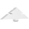 Ekena Millwork Redmond Architectural Grade PVC Gable Bracket, 48"W x 14"H x 4"D x 6"F, 7/12 Pitch GBP048X14X0406RED00 - alternate 1